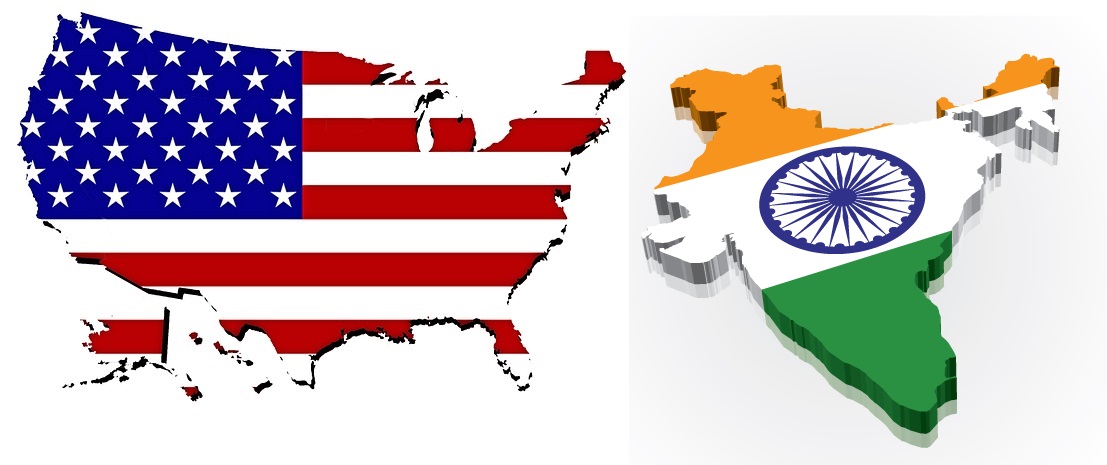 India And America Map Post Graduation In Usa Vs India