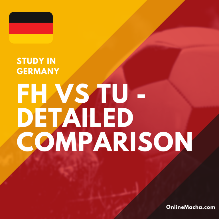 Difference Between FH And TU Universities In Germany