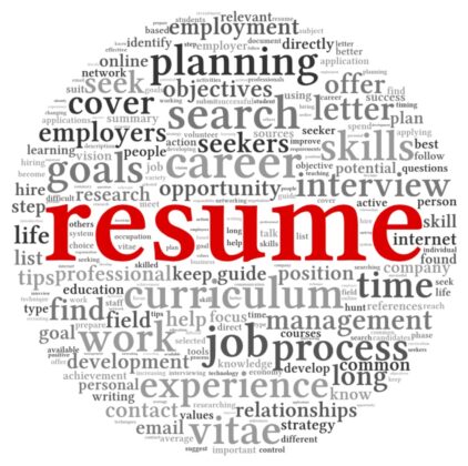 Resume writing for University Admissions