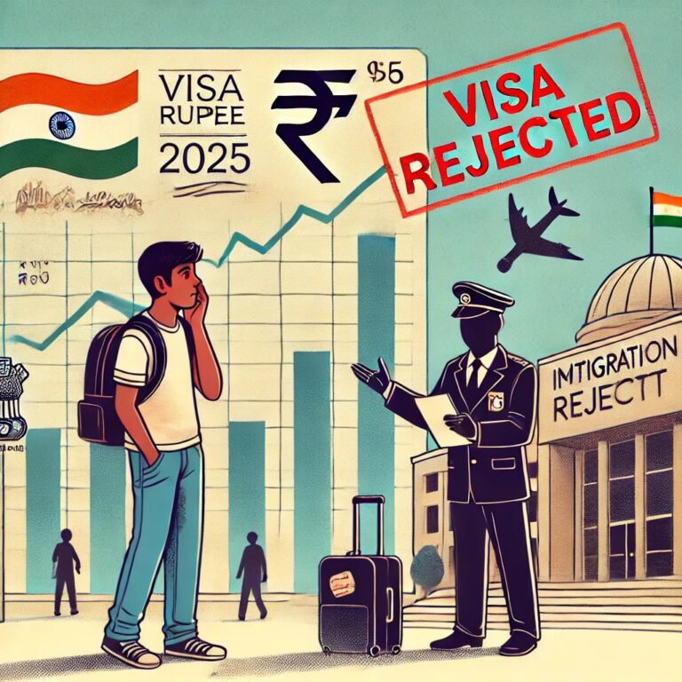 Weak Rupee & Tougher Visas: Dual Challenges for Indian Students Abroad in 2025